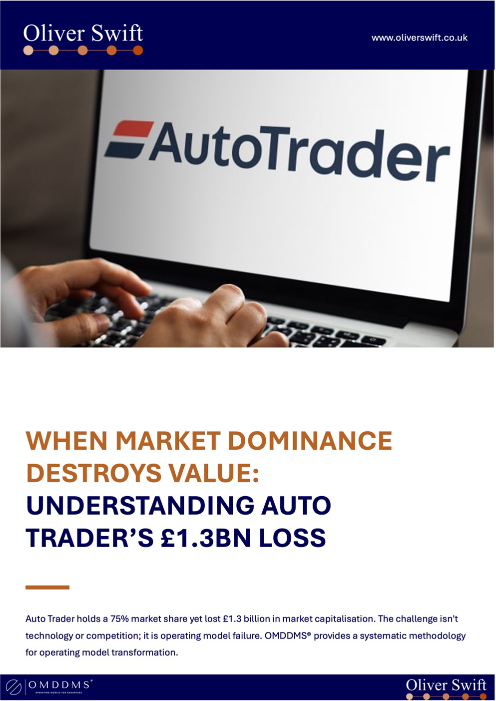 Auto Trader Operating Model Failure